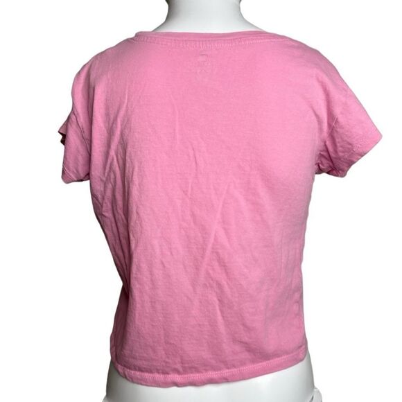 Cotton On The Mini Fit Fries Before Guys Short sleeve shirt Pink Size Small - Picture 3 of 3